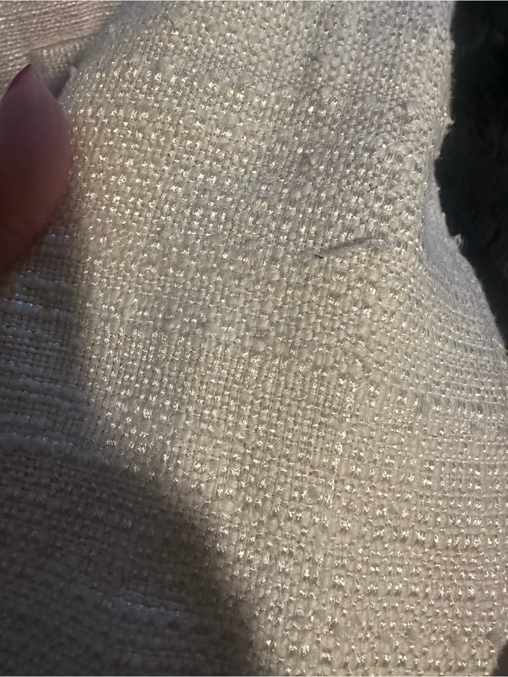 rag & bone Cream Textured Button-Front Jacket - Picture 4 of 8